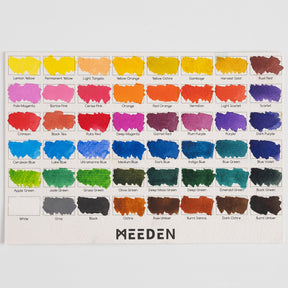 MEEDEN 96-färg solid akvarellset