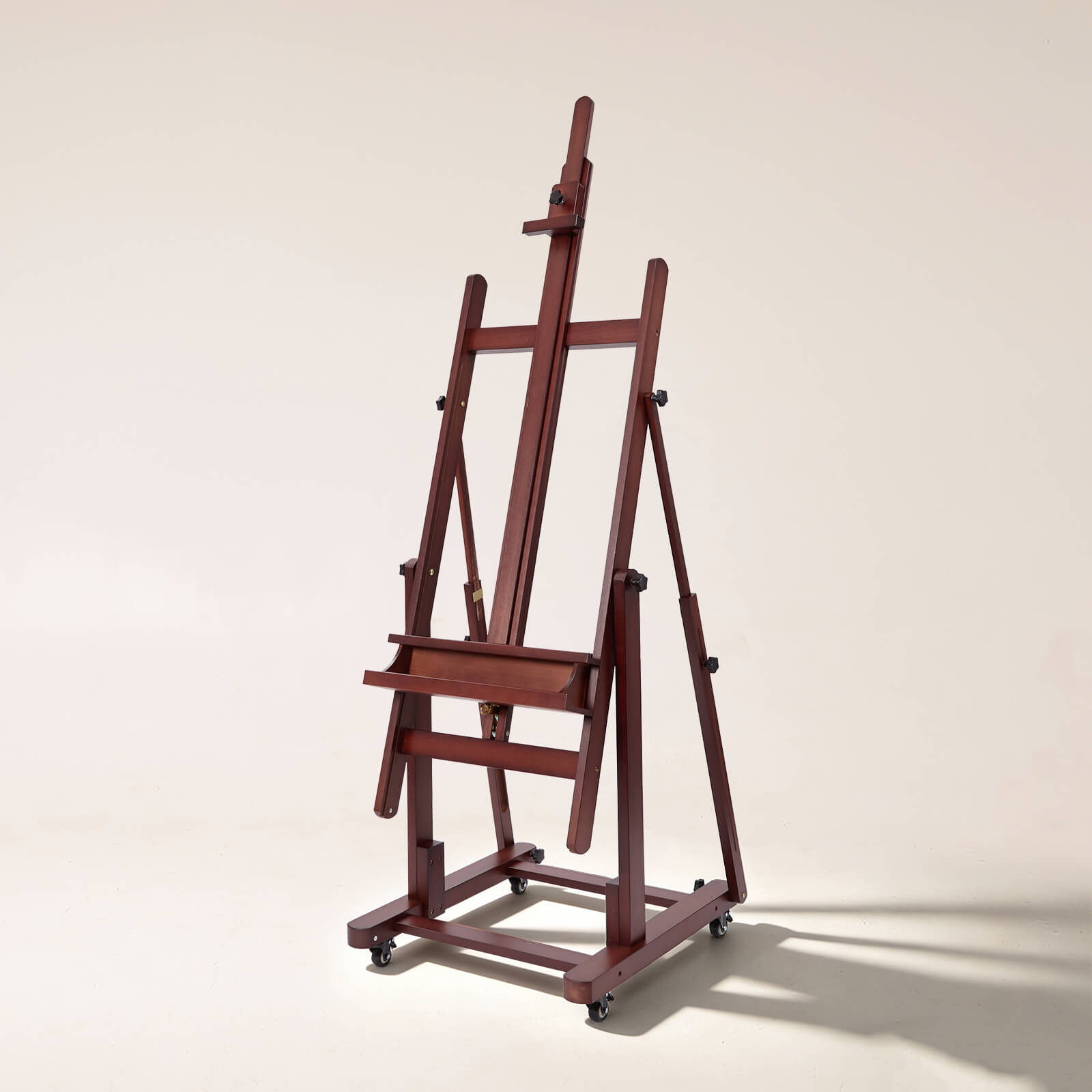 MEEDEN Extra Large Heavy Duty Artist Easel Stand-Dark Walnut- W11