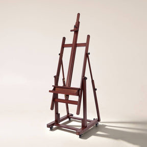 MEEDEN Extra Large Heavy Duty Artist Easel Stand-Dark Walnut- W11