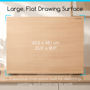 MEEDEN Large Studio Artist Sketching Tabletop Easel