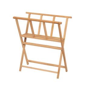 MEEDEN Folding Art Print Rack-Natural Wood -Small