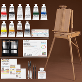 MEEDEN Professional Artist Acrylic Painting Set with French Easel