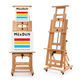 MEEDEN Deluxe Studio Stor Rocker Crank Heavy Duty Artist Easel-DHJ-12