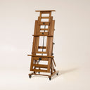 MEEDEN Deluxe Studio Large Rocker Crank Heavy Duty Artist Easel-Walnut-DHJ-12