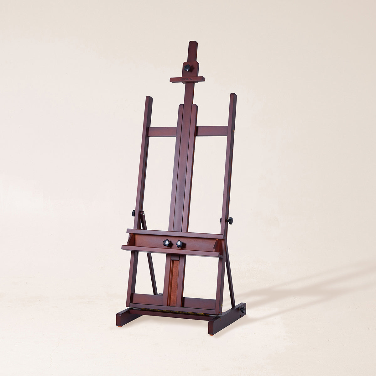 MEEDEN Classic Heavy Duty H-Frame Artist Easel-Dark Walnut-D