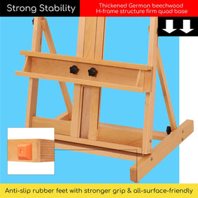 MEEDEN Classic Heavy Duty H-Frame Artist Easel