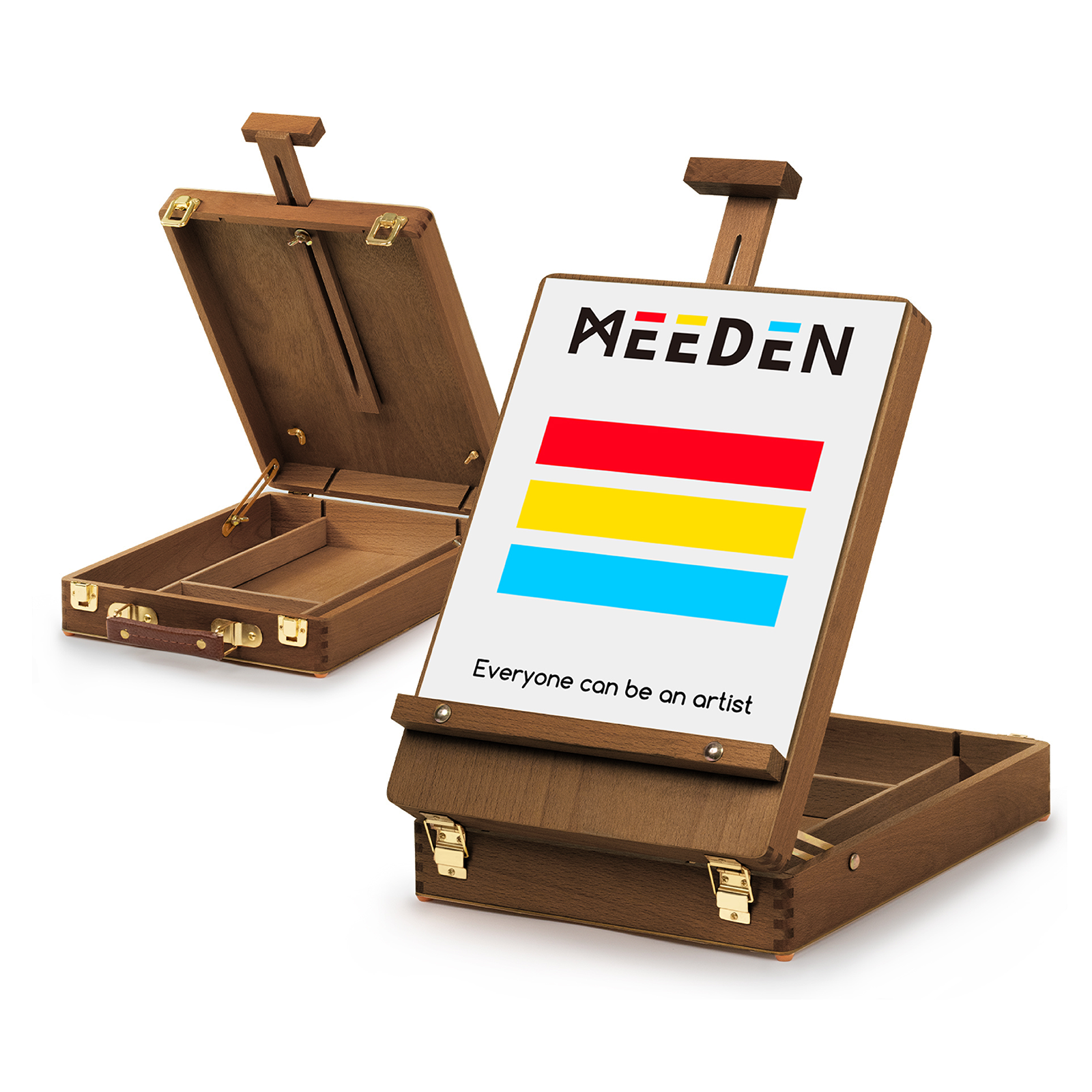 MEEDEN Adjustable Desktop Easel-Walnut