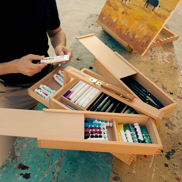 MEEDEN Wooden Art Supply Storage Box