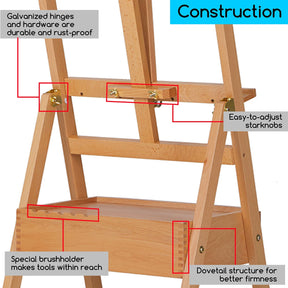 MEEDEN Forward Tilt Floor Easel-HJ-2A