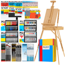 MEEDEN Deluxe Alt-i-én Kunstmalingssæt, 141 Dele