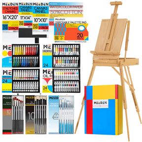 MEEDEN Deluxe All-in-one Art Painting Set, 147 Pieces