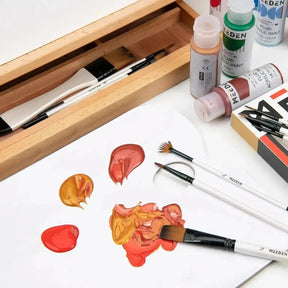 MEEDEN 12 Pcs Acrylic Paint Brushes Set - MEEDEN ARTBrushes