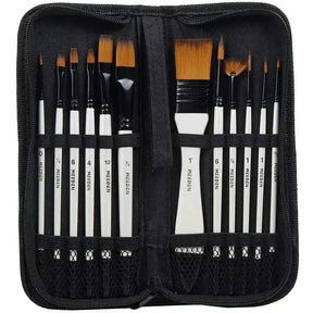 MEEDEN 12 Pcs Acrylic Paint Brushes Set - MEEDEN ARTBrushes