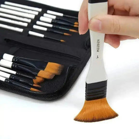 MEEDEN 12 Pcs Acrylic Paint Brushes Set - MEEDEN ARTBrushes