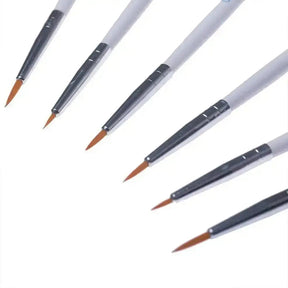 MEEDEN Detail Paint Brush Set - 6 Miniature Art Brushes - MEEDEN ARTBrushes