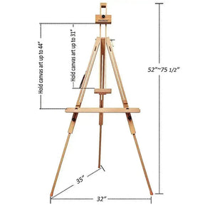 MEEDEN Tripod Field Painting Easel with Carrying Case-W07E - MEEDEN ARTEasel