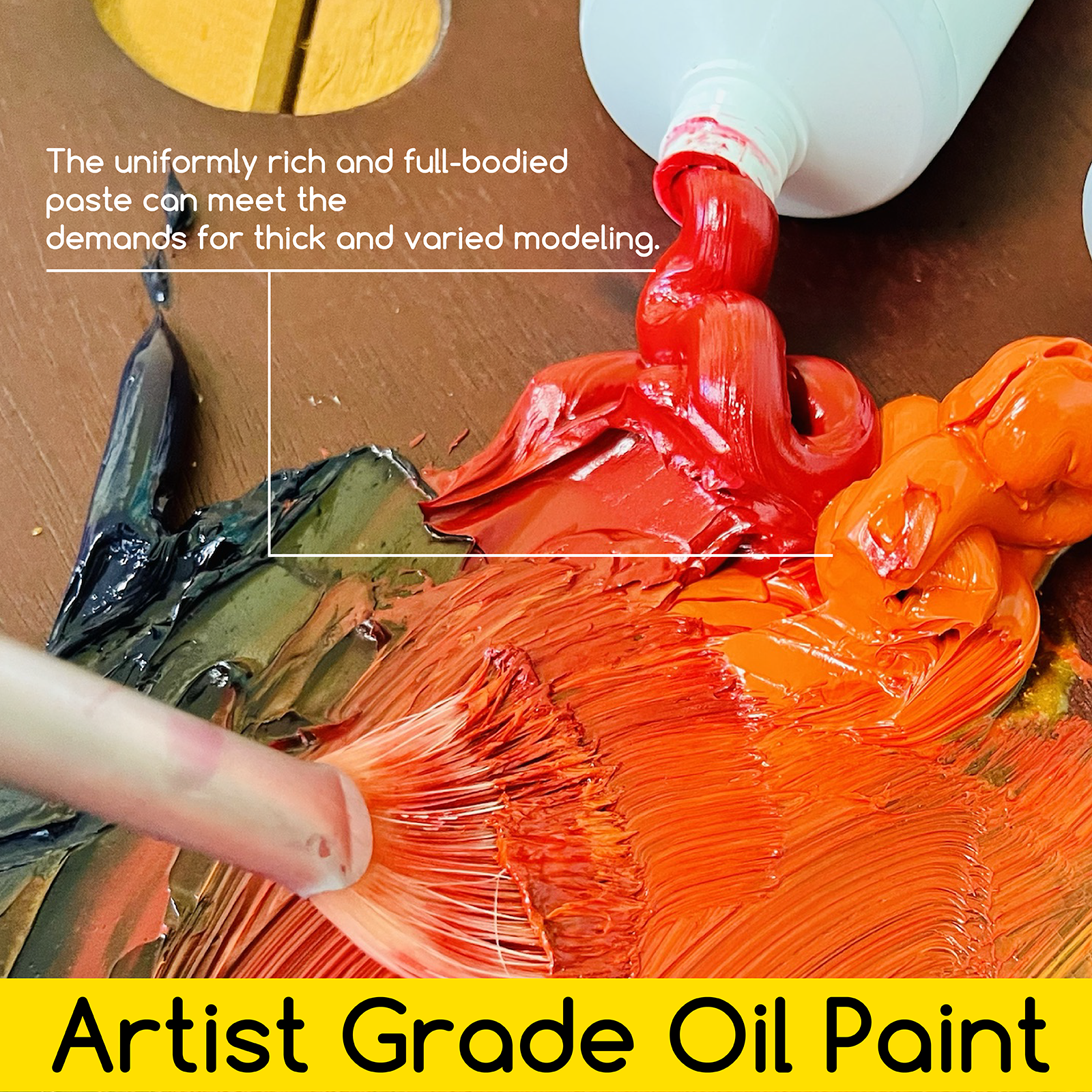 MEEDEN Artist Grade Oil Paint - 170ml/5.7oz, 12 Tubes