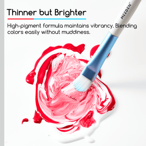 MEEDEN Soft Body Acrylic Paints Set, 37 Colors x 250ml/8.45oz