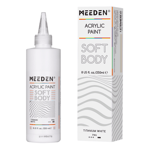 MEEDEN Soft Body Acrylic Paints Set, 37 Colors x 250ml/8.45oz