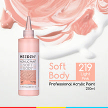 MEEDEN Soft Body Acrylic Paints Set, 37 Colors x 250ml/8.45oz