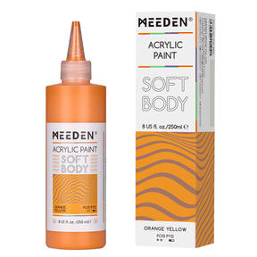 MEEDEN Soft Body Acrylic Paints Set, 37 Colors x 250ml/8.45oz