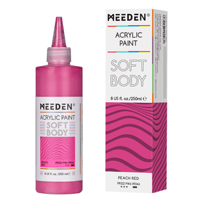 MEEDEN Soft Body Acrylic Paints Set, 37 Colors x 250ml/8.45oz
