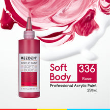 MEEDEN Soft Body Acrylic Paints Set, 37 Colors x 250ml/8.45oz