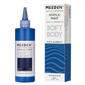 MEEDEN Soft Body Acrylic Paints Set, 37 Colors x 250ml/8.45oz