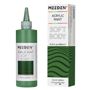 MEEDEN Soft Body Acrylic Paints Set, 37 Colors x 250ml/8.45oz