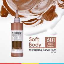 MEEDEN Soft Body Acrylic Paints Set, 37 Colors x 250ml/8.45oz