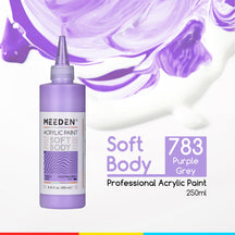 MEEDEN Soft Body Acrylic Paints Set, 37 Colors x 250ml/8.45oz