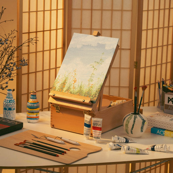 MEEDEN Justerbar Artist Bordplade Easel Sketchbox-HBX-30