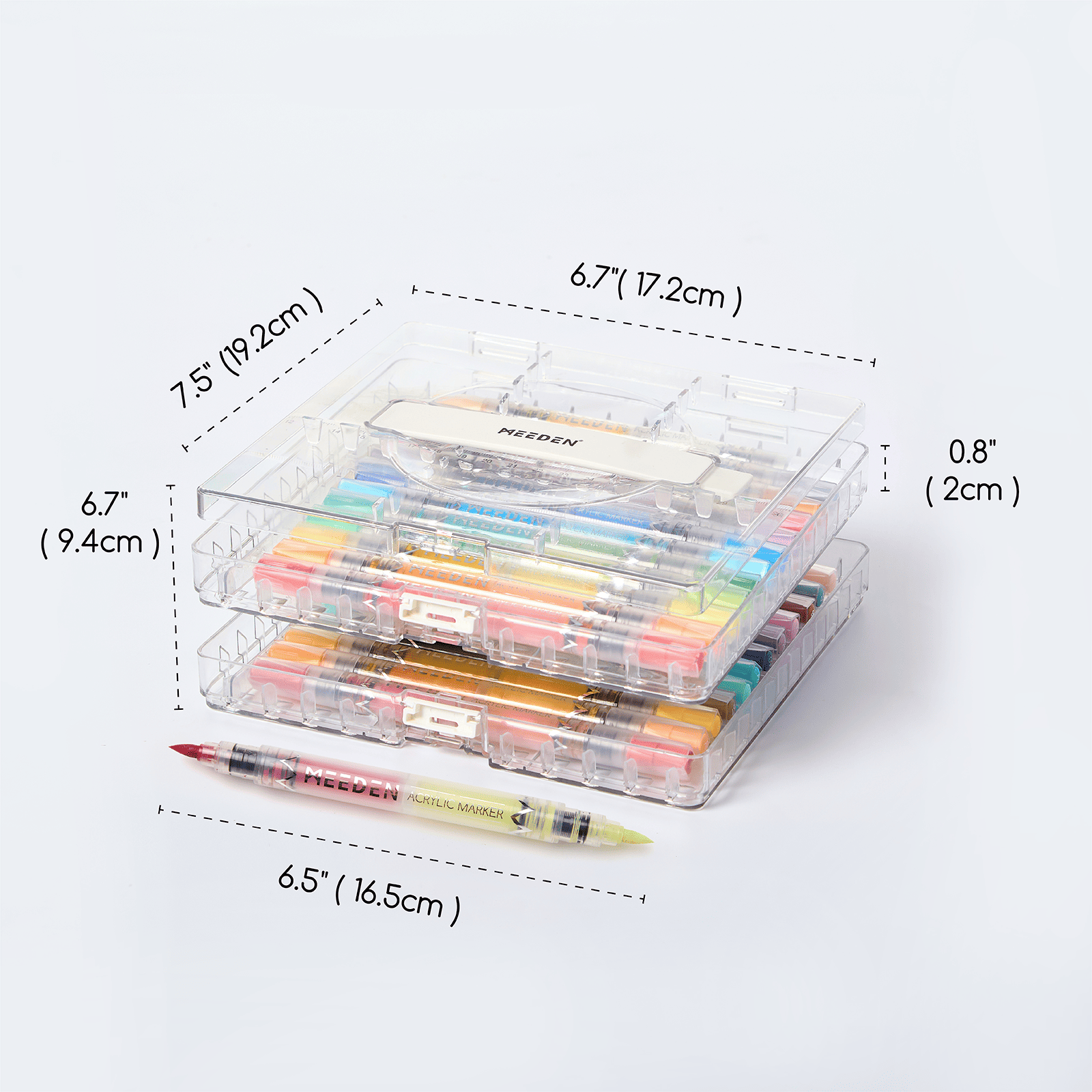 MEEDEN Dual Tip Acrylic Paint Markers – 48 / 96 / 120 Colors